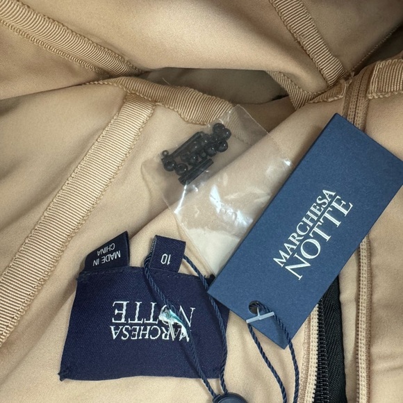 Marchesa Notte Elegant Black Tulle Dress size 10 - Picture 10 of 17